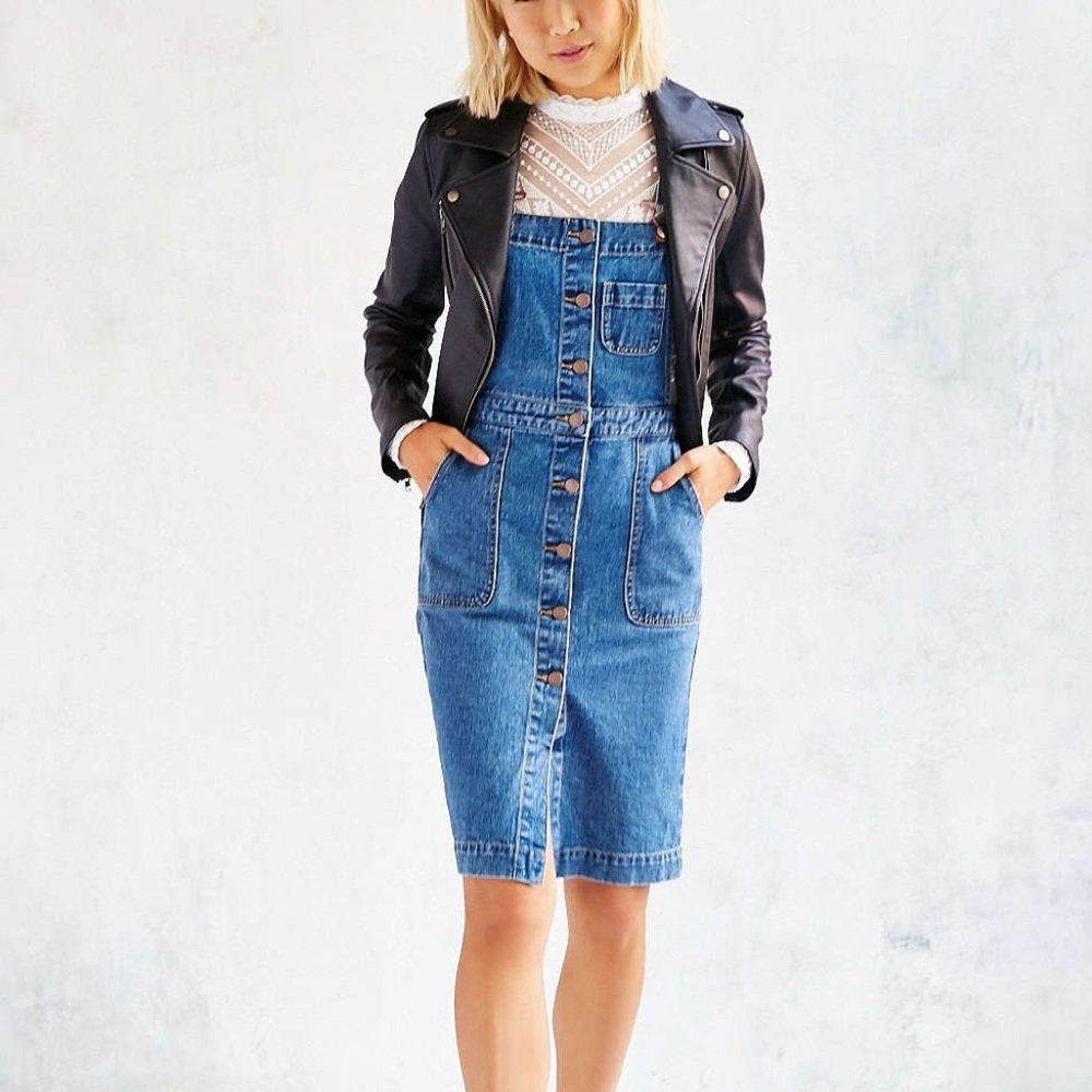 Urban Outfitters Cora Denim Overall Dress